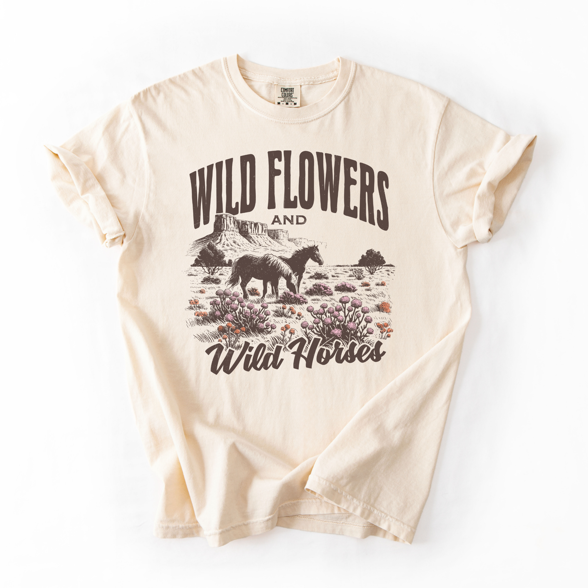 Wild Flowers & Wild Horses